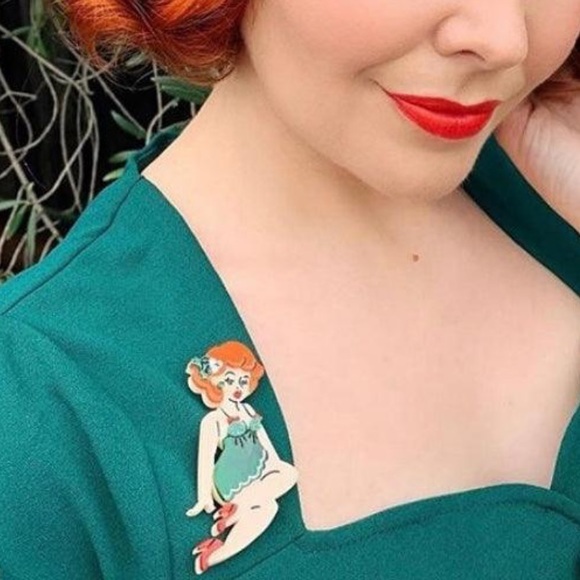 NIB ~ “GINGER SNAP” BROOCH - Picture 5 of 5